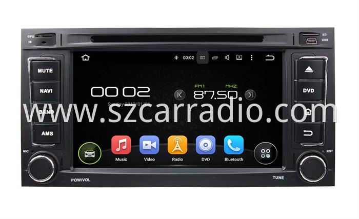 Capacitive multi-touch screen car gps navigation for TOUAREGMULTIVAN